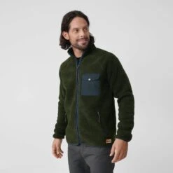 FJÄLLRÄVEN VARDAG PILE FLEECE M Herren - Fleecejacke -Globetrotter 5637861106 j vardag pile fleece m fjaellraeven 110
