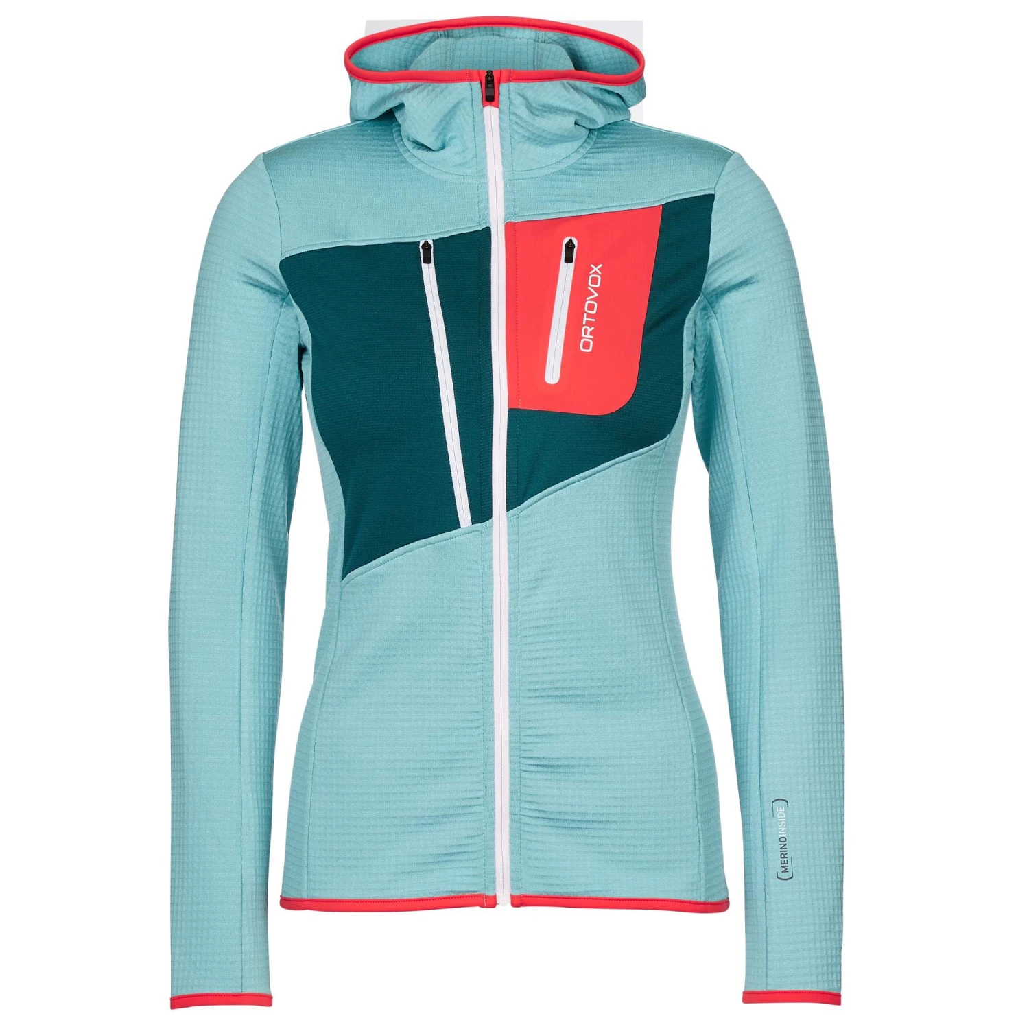 Ortovox FLEECE GRID HOODY W Damen - Fleecejacke 1 Ortovox FLEECE GRID HOODY W Damen - Fleecejacke