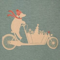 Icebreaker W WINTER HOLIDAY TEE Damen - T-Shirt -Globetrotter 5637944868 d w winter holiday tee icebreaker 24