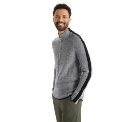 Icebreaker LODGE LS HALF ZIP SWEATER Herren - Wollpullover -Globetrotter 5637951254 c lodge ls half zip sweater icebreaker 24