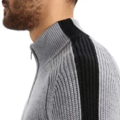 Icebreaker LODGE LS HALF ZIP SWEATER Herren - Wollpullover -Globetrotter 5637951254 f lodge ls half zip sweater icebreaker 24