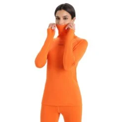 Icebreaker W MERINO LS ROLL NECK Damen - Funktionsshirt 9 Icebreaker W MERINO LS ROLL NECK Damen - Funktionsshirt -Globetrotter 5637954526 c merino ls roll neck icebreaker 24