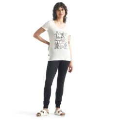 Icebreaker W TECH LITE SS SCOOP NATURE Damen - T-Shirt -Globetrotter 5637958104 f w tech lite ss scoop nature icebreaker 24