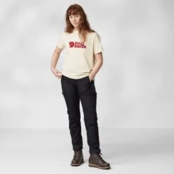 FJÄLLRÄVEN LOGO TEE W Damen - T-Shirt -Globetrotter 5638002214 e fjaellraeven logo tee w fjaellraeven 24