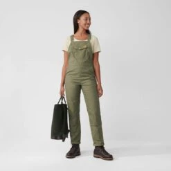 FJÄLLRÄVEN VARDAG DUNGAREE TROUSERS W Damen - Freizeithose -Globetrotter 5638004970 i vardag dungaree trousers w fjaellraeven 24