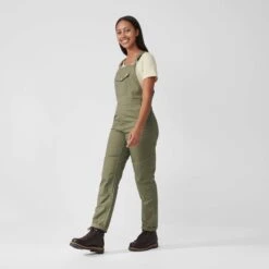 FJÄLLRÄVEN VARDAG DUNGAREE TROUSERS W Damen - Freizeithose -Globetrotter 5638004970 k vardag dungaree trousers w fjaellraeven 24