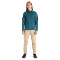 Icebreaker M HIKE LS TOP Herren - Outdoor Hemd -Globetrotter 5638009236 i m hike ls top icebreaker 24